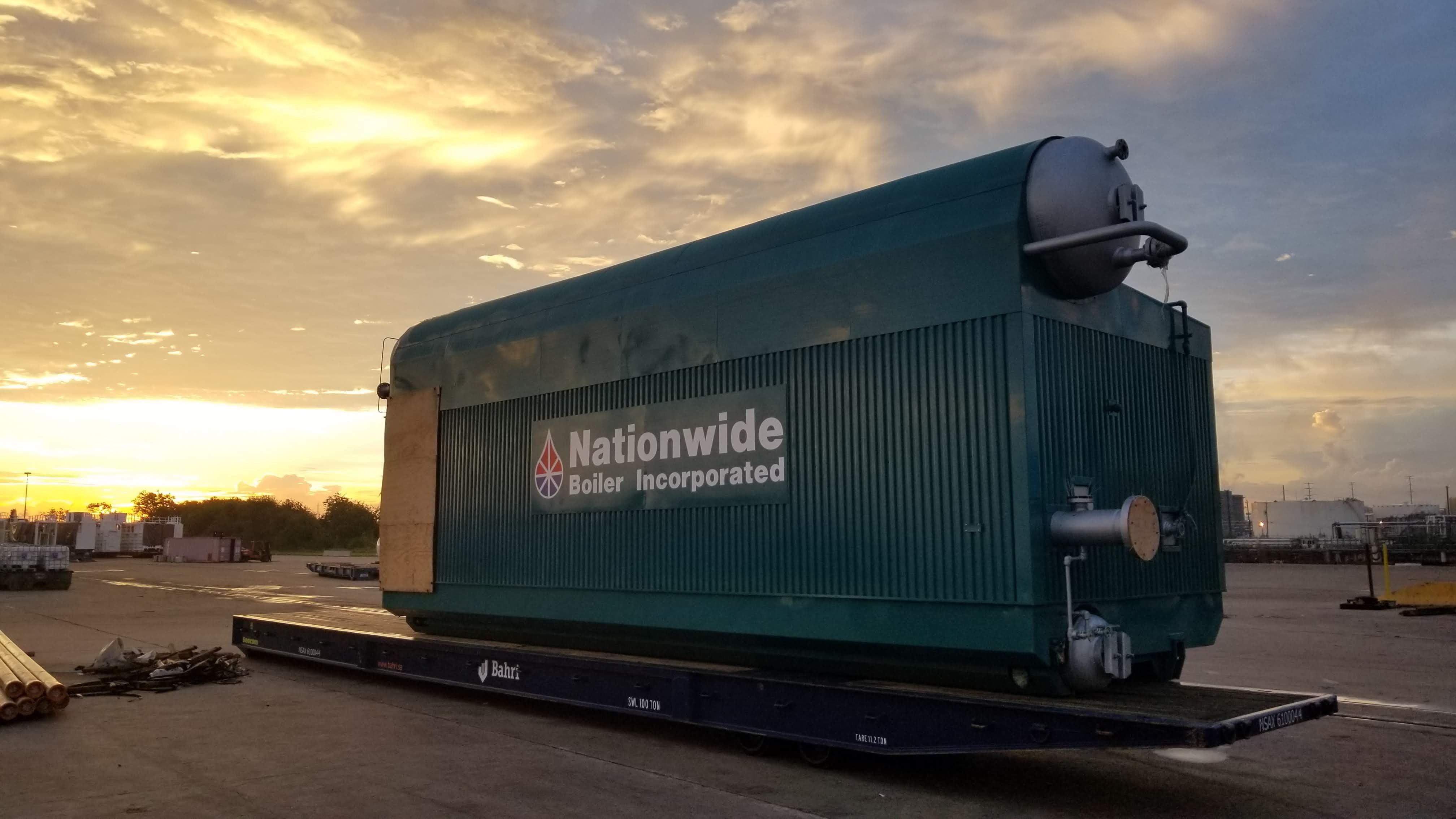 200K skid mounted boiler
